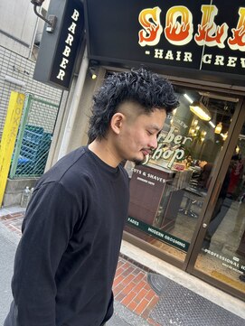 ソリズ ヘア クルー 池袋(SOLIZ HAIR CREW) マレットスタイル