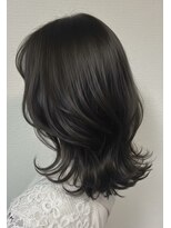 グリー ヘアープロデュース(Gree hair produce)&nbsp;ミディアム×ダークオリーブグレー