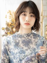 カバーヘア ブリス 戸田公園西口店(COVER HAIR bliss)&nbsp;アッシュオリーブ小顔ボブウェットヘアc8戸田公園20代30代40代