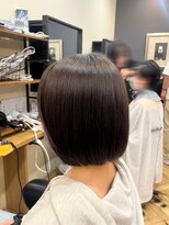 アルター(aL ter)&nbsp;顎下ボブ［レイヤー/ミルクティー/ダークブルー/鎌取］長野歌穂