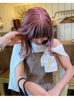 フルアヘッド(FULL A HEAD)の写真/若年層も大人女性も憧れの‘’ハイクオリティ‘’な髪色に!ダメージ94%カットのケアブリーチ使用◎