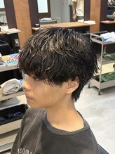 アトラクト バイ ラック 津田沼(Attract by LUCK)&nbsp;シャドウパーマ50%/津田沼メンズパーマ/ルーズパーマ