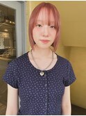 ピンクベージュ/ハイトーンカラー/ハイトーンベージュ/自由が丘