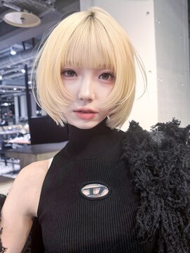アルバム 新宿(ALBUM SHINJUKU) ハイトーンボブフェイスレイヤー_F31882