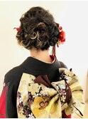 振袖着付け&ヘアアレンジ