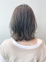 アイティー バイ アルバム 中野店(IT by ALBUM)&nbsp;マットアッシュ_ネイビーカラーフレンチボブ_ba221133