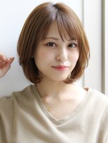 アグノス 青山(Agnos) ★大人かわいいワンカール美髪ホワイトグレージュこなれミディ//