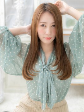 モッズヘア 越谷(mod's hair) ■大人かわいいことりベージュ小顔ロング109★越谷20代30代40代