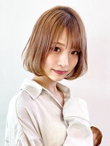 アイティー バイ アルバム 中野店(IT by ALBUM) ワンカールボブ_イヤリングカラーラベンダーカラー_28345