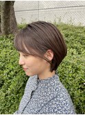 スタイリング楽ちんショートボブ