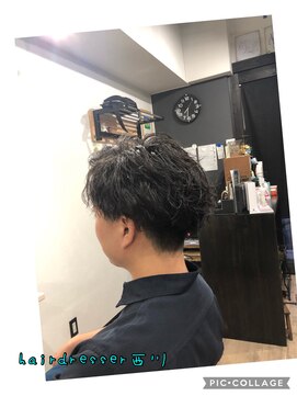 ポノ(RE:PONO) ソフトツイストパーマ＋ツーブロックカット