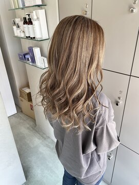 エイト 沖縄豊崎店(EIGHT toyosaki) 【EIGHT 豊崎】お客様スタイル_ミルクティーベージュ