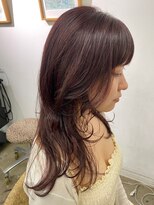 キサイ バズ(kisai BUZZ)&nbsp;kisaiBUZZ＊鈴木映美　ロングレイヤー/ピンクブラウン