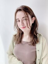 ガーランドツー(Garland 2F)&nbsp;ミディアム くびれ/ピンクベージュ/ウルフ/前髪/池袋