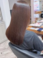 アネーロバイエーケー(ANHELO by AK) ブリーチ２～３回×髪質改善縮毛矯正