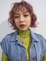 ナービス(NARVIS)&nbsp;ウェーブボブ/アッシュピンク