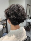 波巻きパーマ<理容室> ［メンズ/シェービング/床屋/花巻］