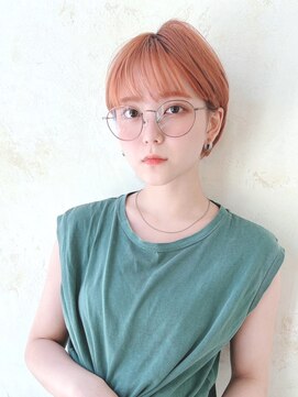 アエレ アヴェダ ゆめが丘ソラトス店(aere AVEDA) ブリーチなしダブルカラー/オレンジブラウン[ゆめが丘]