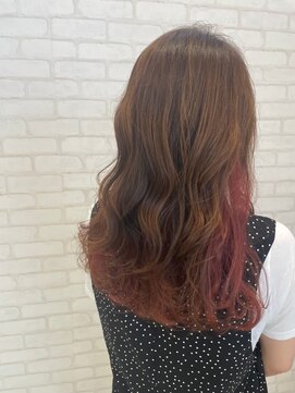 ビスイル 秋葉原店(Vis ill) 20代/30代/40代/インナーカラー/ピンクアッシュ美肌