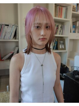 グリフィカ(grifica) pail pink×brown