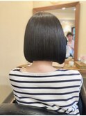 縮毛矯正ボブ