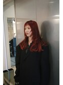 今春人気なフェイスライン×眉上ギザギザバング
