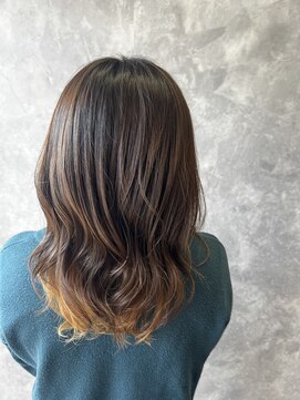 ザ ラブズ ラフズ ヘアー 本店(the loves laughs hair) インナーカラー×ミルクティベージュ