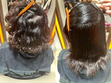 髪が短くても綺麗なストレートになりますか？◎【ストレート/縮毛矯正/髪質改善/酸性ストレート/千葉】