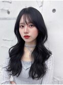 美髪韓国レイヤーイメチェン似合わせチェリーブラウンミニウルフ
