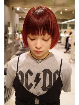 ダブ アオヤマ(DaB AOYAMA) 「モリ」似合わせボブ / チェリーブラウン 似合わせカット