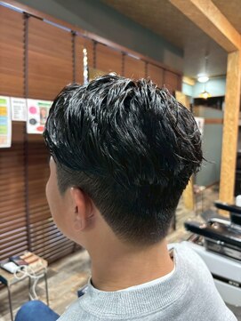 MEN’S HAIR/波巻ツイストスパイラル/フェザーパーマ/柏
