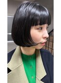 20代30代40代　レイヤーボブ/暗髪ボブ