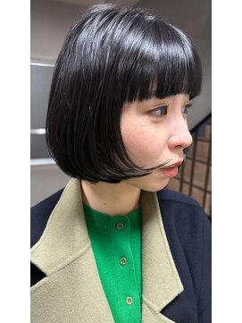 20代30代40代　レイヤーボブ/暗髪ボブ