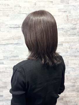 ヴィソップ(V.S.O.P) 暖色ケアカラー×ミルフィーユエステ ミディアムレイヤー