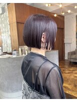 アペロ 柏(Apero)&nbsp;切りっぱなしボブ/内巻きボブ/ラベンダー/柏美容室