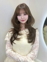 エレリー 名駅(EleRe)&nbsp;ハッシュカット/オリーブベージュ/レイヤーカット/韓国ヘア