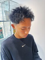 ブラック(BLACK) スパイキーショート/ラフショート/アクティブショート