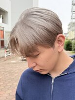 アブアイ(I love I)&nbsp;シルバーベージュ×シースルーコンマバング