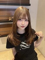 メゾン(Maison)&nbsp;レイヤーカット×ベージュ