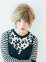 コボ(covo) ナチュラルボブ×ブリーチ×ストレートボブ