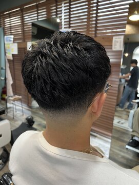 スタンドバーバー 柏(STAND BARBER) リバースセンターパート/ニュアンスパーマ/ダウンバング/柏