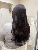 ユニック コウベ(unique KOBE)&nbsp;髪質改善カラー×髪質改善×艶髪×ラベンダーグレー×暗髪