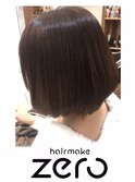 ショートボブ【hairmake zero坂戸店】
