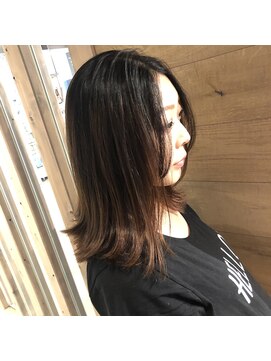 ヘアーエスクールシーユー 枚方T-SITE店(hair S.COEUR×Cu) 【ブリーチなし!】バレイヤージュ×ハイライトカラー
