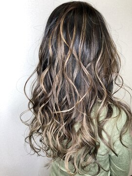 ページボーイ カーキベージュバレーヤージュ