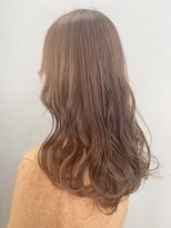 アルバム 銀座(ALBUM GINZA) ブラウンロング_アッシュブラウンネオウルフ外ハネボブ_ba272281