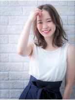 ソア 武蔵小杉(SOAR)&nbsp;毛先パーマネオウルフ小顔外ハネボブアッシュブラウン