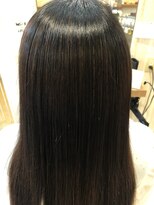 シースアクシア(X axia)&nbsp;縮毛矯正とリタッチカラーの同時施術