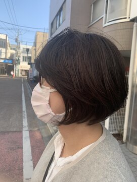 ヘアアンドスペース ベロン(hair&space velon) ショートボブ
