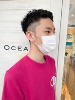 ［OCEAN　Hair&Life]くせ毛/2ブロック/フェード/ベリーショート/
